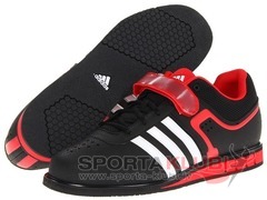 Weightlifting shoes powerlift.2 BLACK1/RUNWHT/VIVRED (Q33821)