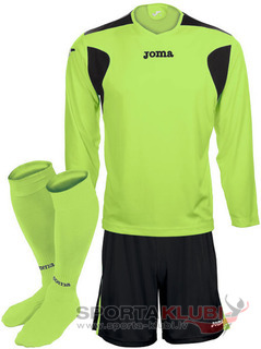 SET LIGA FLUOR VRD-NGR JERSEY M/L+SHORT+SOCK (1172.99.004)