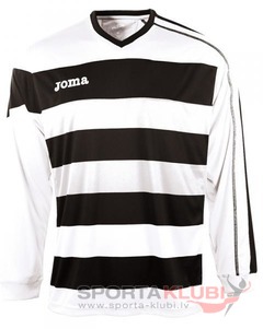 CAMISETA EUROPA M/LARGA BLANCO-NEGRO (1160.99.006)