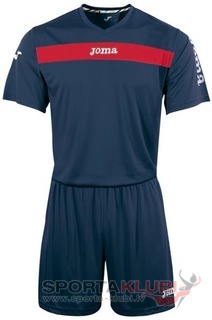 ACADEMY S/S SET (SHIRT+SHORT) NAVY-RED (KIT1.981.09)