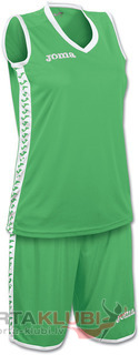 SET PIVOT WOMAN VERDE JERSEY+SHORTS (1227W004)