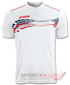 CAMISETA PICASHO V BLANCO-ROJO M/C (1240.98.004)