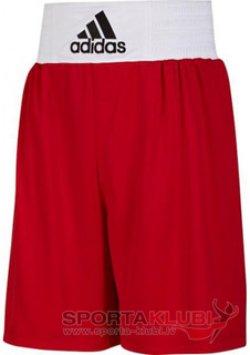 Boxing shorts Base Punch ShoM Red/white (V14110)