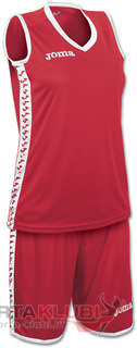 SET PIVOT WOMAN ROJO JERSEY+SHORTS (1227W001)