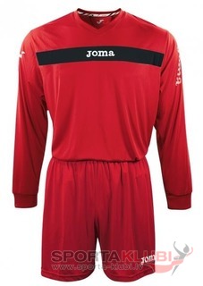 SET ACADEMY ROJO-NGR JERSEY M/L+SHORT (KIT1.991.07)