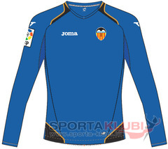 CAMISETA PORTERO VALENCIA M/L AZUL-NEGRO (VA.102013.11)