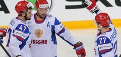 PČ hokejā: Krievija pret Austriju 8:4, rit 3. trešdaļa