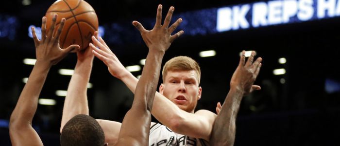 Bertānam 11 gūti punkti «Spurs» graujošā uzvarā pār «Nets»