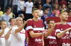 Latvijas basketbolistiem nākamā cīņa pret rezultatīvo Beļģiju