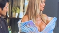 Heidija Kluma šokē ļaudis ar kleitu, kas nespēj saturēt viņas brangās krūtis