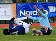 Foto: "Olimps RFS" negaidīti pārliecinoši uzvar "Jūrmala-VV" futbolistus