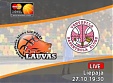 LIVE: "Lauvas" - "Ventspils"