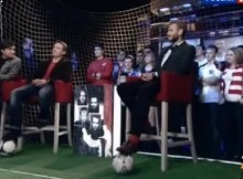Video: Gauračs viesojas futbola raidījumā "Sitiens ar galvu"