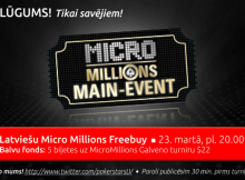 IELŪGUMS! Latviešu MicroMillions Freebuy – 23. marts, pl. 20.00