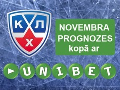 KHL prognožu čempions novembrī - balkons