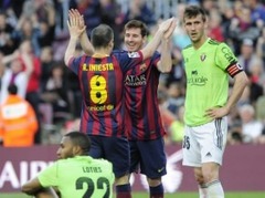 "Barcelona" pirms El Clásico grauj ar 7:0, Mesi "hattrick" un rekords