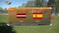 Video: Latvija piedzīvo sakāvi pret Spāniju