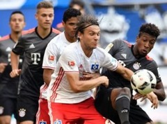 "Bayern" tikai 89. minūtē izrauj uzvaru Hamburgā