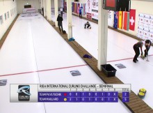 Tiešraide: Riga International Curling Challange. Pusfināls