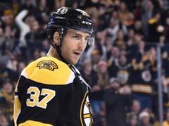 "Bruins" uzbrucējs Beržerons atzīts par nedēļas spožāko zvaigzni NHL