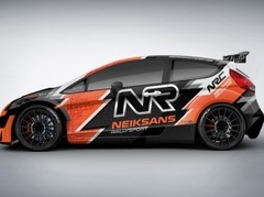 Māra Neikšāna darbnīcā top jauns rallija auto – ''Ford Fiesta NRC''