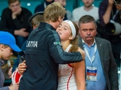 Ostapenko: "Ceru, ka nevajadzēs aizvadīt dubultspēli"