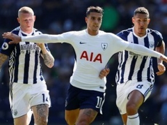 "Stoke" izkrīt no Premjerlīgas, WBA pieveic "Tottenham" un saglabā cerības