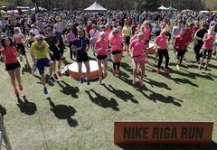 Atklāta 'Nike Riga Run' treniņu sezona 'Bauda sportot Mežaparkā'