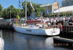 Latvijas jahta 'Spaniel' dodas pēc uzvaras starptautiskajā regatē 'The Tall Ships Races 2012'