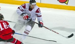 Latvija piekāpjas Šveicei astoņas sekundes līdz spēles beigām