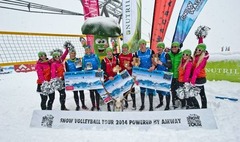 Pļaviņš/Solovejs no Austrijas atgriežas ar uzvaru sniega volejbola turnīrā