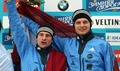 Skeletonisti brāļi Dukuri labo rekordus un triumfē olimpiskajā Vistleras trasē