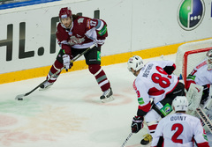 Čeļabinskas Traktor - Rīgas Dinamo 1:0 (noslēdzies 1.periods)