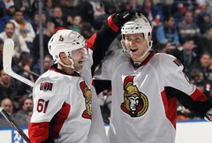 Daugaviņš paliek malā Senators uzvarā pret Islanders; Kulda Jets sastāvā uz ledus vēl nedodas