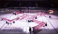 KHL ugunskrustu notur par svastiku un pieprasa Rīgas Dinamo paskaidrojumus