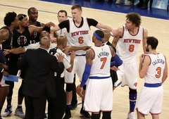 Porziņģis nespēlē ceturtajā ceturtdaļā; Knicks zaudē spēcīgajai Clippers