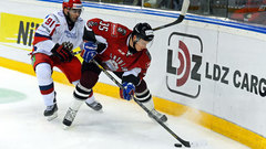 Latvijas hokeja izlase atkārtoti  zaudē Krievijai