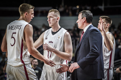 Basketbolistiem savās sienās šodien mačs ar Ukrainas izlasi