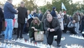 FOTO ⟩ Ļaudis pie Brīvības pieminekļa piemin "Hamās" uzbrukuma Izraēlai upurus