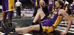 «Lakers» tuvākajās spēlēs jāiztiek bez Gazola