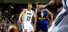 «VEF Rīga» arī otrajā spēlē zaudē «Himki» basketbolistiem