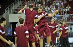 Foto: U-18 basketbolisti EČ pusfinālā zaudē Horvātijai