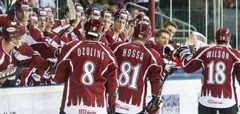 Rīgas «Dinamo» - Omskas «Avangard»: rit 1.trešdaļa