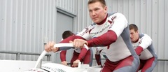 Žaļima pilotētais četrinieks izcīna trešo vietu EK posmā bobslejā