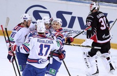 KHL otrdienas spēļu rezultāti