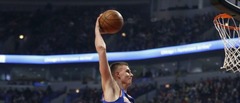 Porziņģis atkārto karjeras rezultativitātes rekordu un sekmē «Knicks» uzvaru