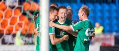 Igaunijas kluba «Levadia» futbolisti negaidīti pieveic Prāgas «Slavia»