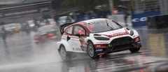 Teksta tiešraide: noslēdzošās rallijkrosa cīņas Rīgā