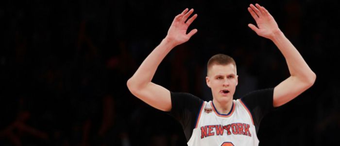 Porziņģis NBA spēļu reklāmā runā latviešu valodā