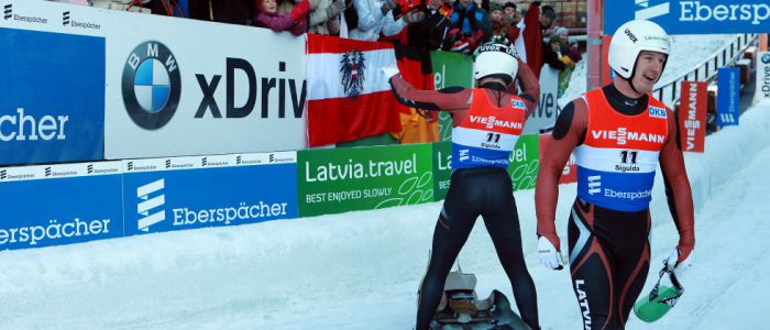 Gudramovičs un Kalniņš izcīna ceturto vietu PK posmā Vistlerā